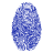 Huella azul